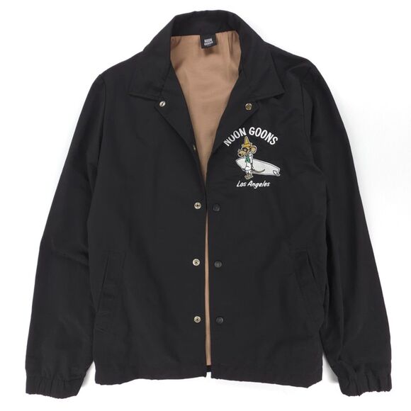 NEW Noon Goons Coaches Jacket Windbreaker 90s y2k Streetwear Weird Indie Grunge - Picture 1 of 8